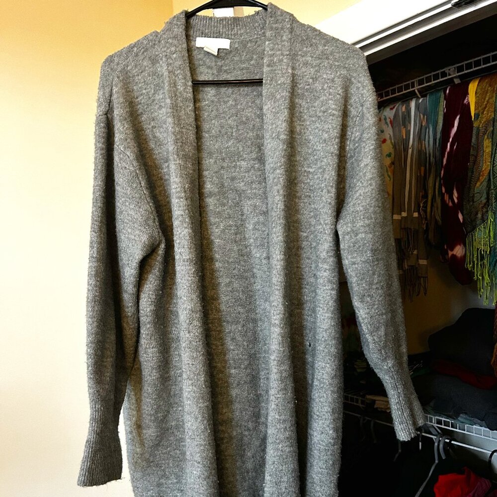 long cardigan